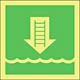 embarkation ladder symbol  safety sign