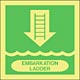 embarkation ladder  safety sign