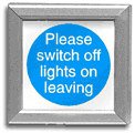  Frame Aluminium with Fixings to fit Sign 100x100mm  safety sign