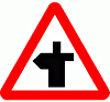 DOT No 504.1   Crossroads Ahead 3  safety sign
