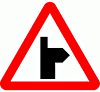 DOT No 506.1   Side road Ahead 3  safety sign