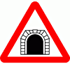 DOT No 529.1   Tunnel ahead  safety sign