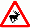 DOT No 551 Beware of Wild animals  safety sign