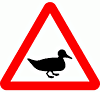 DOT No 551.2 Beware of Wild fowl  safety sign