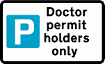 DOT NO 660 Doctor  safety sign
