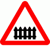 DOT No 770 Crossing barrier Ahead  safety sign