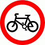 DOT No 951 No cycling  safety sign
