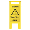 Bespoke text wet floor sign  safety sign