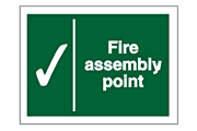  Assembly Point  safety sign