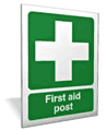 First Aid Post outdoor sign  safety sign