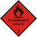 Flammable Liquid Hazchem  safety sign