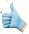 Nitrile Disposable Gloves  safety sign