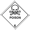 Poison Hazchem  safety sign