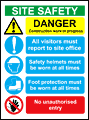 Site Safety sign  safety sign