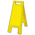 caution wet floor sign blank  safety sign