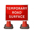 1050x750mm Temporary Road Surface - 7010.1  safety sign