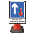 560mmx750mm Priority 811 Priority Over Oncoming Vehicles - 811  safety sign