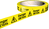 Danger 400 Volts Labels  safety sign