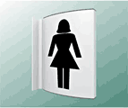Female Toilet Projecting Sign  safety sign