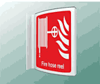 Fire Hose Reel Projecting Sign  safety sign