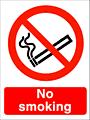 no smoking  safety sign