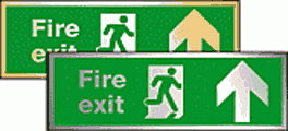 Prestige fire exit ahead sign  safety sign