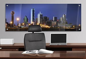 Dallas Skyline - Office Art on Acrylic