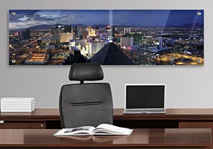 Las Vegas Skyline - Office Art on Acrylic