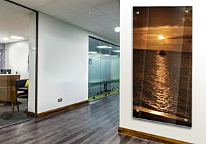 Ocean Sunset - Office Art on Acrylic