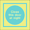 close this door at night