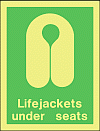 lifejackets under seats