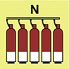 fixed fire extinguishing battery nitrogen