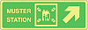 muster station ahead right