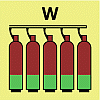 fixed fire extinguishing battery water