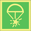 rocket parachute flares symbol