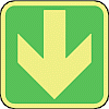 safety arrow down