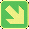 safety arrow right down