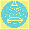start water spray symbol