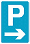 DOT No 2501 Parking arrow right