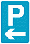 DOT No 2501 Parking arrow left