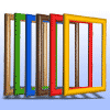 25mm Coloured Snapframe Poster Frames