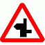 DOT No 507.1   Staggered Junction Ahead 2