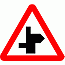 DOT No 507.1   Staggered Junction Ahead 3