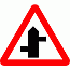 DOT No 507.1   Staggered Junction Ahead