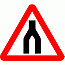DOT No 520   Dual Carriageway ends ahead