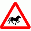 DOT No 550  Beware of Wild horses