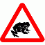 DOT No 551.1 Beware of Toads crossing