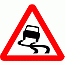 DOT No 557 Slippery road