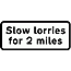 DOT NO 583.1 Slow lorries