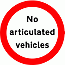 DOT No 622.4 No Articulated Vehicles